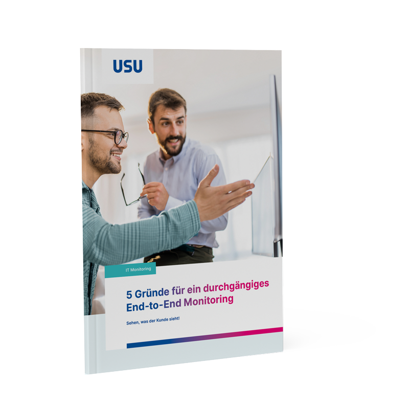 USU IT Monitoring - End to End Monitoring - Flyer Cover